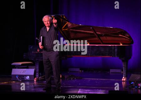 Madrid, Madrid, Spagna. 23 giugno 2024. WIM MERTENS, Compositore e cantante. (Immagine di credito: © Oscar Manuel Sanchez/ZUMA Press Wire) SOLO PER USO EDITORIALE! Non per USO commerciale! Foto Stock