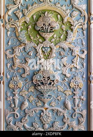 Naranjestan Mansion, XIX secolo, Shiraz, Iran. Foto Stock