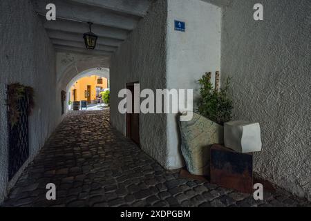 Ristorante Genusskrämerei, Hallein, Salisburgo, Salisburgo, Austria Foto Stock