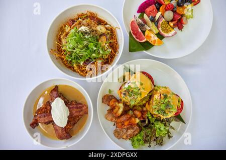 Brunch speciale al Five Star Resort di Maui Foto Stock