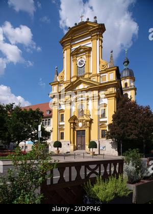 Geografia / viaggi, Germania, Baviera, chiesa protestante cittadina, Kitzingen, BASSA FRANCONIA, ULTERIORI DIRITTI-AUTORIZZAZIONE-INFORMAZIONI-NON-DISPONIBILI Foto Stock