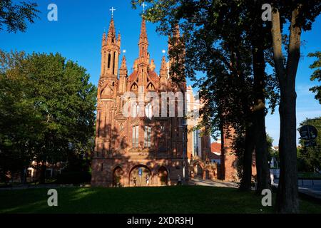 Geografia / viaggi, Lituania, Vilnius, chiesa gotica di San Francesco d'Assisi, DIRITTI AGGIUNTIVI-CLEARANCE-INFO-NON-DISPONIBILE Foto Stock