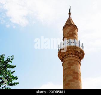 Dettaglio della moschea di Bodrum, città vecchia di Bodrum, Turchia, Europa Foto Stock