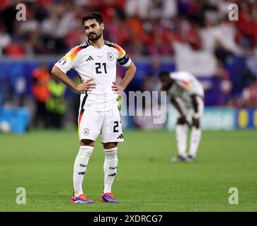 Francoforte, Germania. 23 giugno 2024. Ilkay Gundogan tedesco durante la partita dei Campionati europei UEFA alla Commerzbank-Arena di Francoforte. Il credito per immagini dovrebbe essere: David Klein/Sportimage Credit: Sportimage Ltd/Alamy Live News Foto Stock