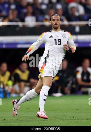 Francoforte, Germania. 23 giugno 2024. Leroy sane della Germania durante la partita dei Campionati europei UEFA alla Commerzbank-Arena di Francoforte. Il credito per immagini dovrebbe essere: David Klein/Sportimage Credit: Sportimage Ltd/Alamy Live News Foto Stock