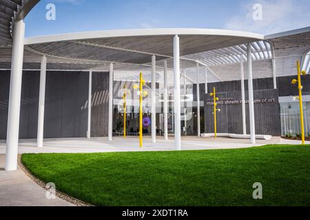 Davis, California USA - 23 marzo 2017: Jan Shrem and Maria Manetti Shrem Museum of Art è un museo d'arte della UC Davis. Foto Stock