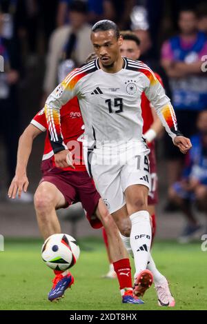 Leroy sane (Germania) durante la partita UEFA "Euro Germany 2024 " tra Svizzera 1-1 Germania all'Arena di Francoforte il 23 giugno 2024 a Francoforte, Germania. (Foto di Maurizio Borsari/AFLO) Foto Stock