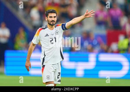 Ilkay Guendogan, DFB 21 nel girone A GERMANIA, Svizzera. , . Il 23 giugno 2024 a Francoforte, Germania. Fotografo: ddp Images/STAR-Images credito: ddp media GmbH/Alamy Live News Foto Stock