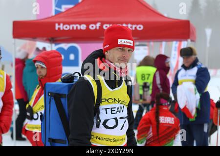 Para World Cup Oberried 2018 - Biathlon distanza media Foto Stock