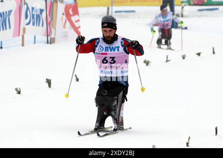 Para World Cup Oberried 2018 - Biathlon distanza media Foto Stock