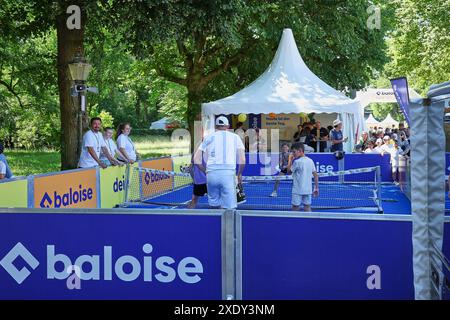 Bad Homburg, Assia, Germania. 24 giugno 2024. Impressioni durante l'APERTURA DI BAD HOMBURG presentate da SOLARWATTT- WTA500 - Womens Tennis (Credit Image: © Mathias Schulz/ZUMA Press Wire) SOLO PER USO EDITORIALE! Non per USO commerciale! Foto Stock