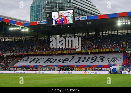 Football CL: Qualificazione 2018/19 - FC Basel - PAOK Saloniki Foto Stock