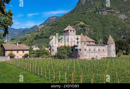 Bolzano in alto Adige, il Castello di Maretsch Foto Stock