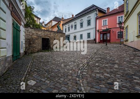 Alba nel centro storico di Kutna Hora Foto Stock