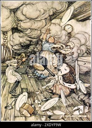 RACKHAM Arthur (1867-1939) - Alice's Adventures in Wonderland 1907 - poster illustrati d'epoca Foto Stock