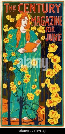 RHEAD Louis (1857-1926) - The Century Magazine di giugno 1896 - poster illustrati d'epoca Foto Stock