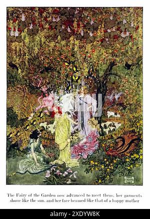 Walker Dugald Stewart - Anderson's Fairy Tales The Garden of Paradise 1914 Foto Stock