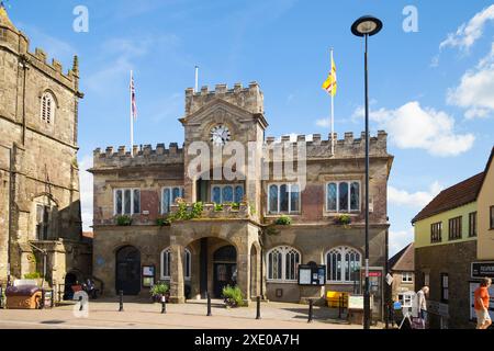 Shaftesbury Town Hall, Dorset, Inghilterra Foto Stock