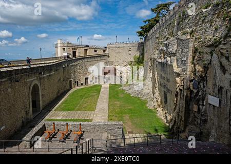 Cava dei balestrieri a San Marino Foto Stock