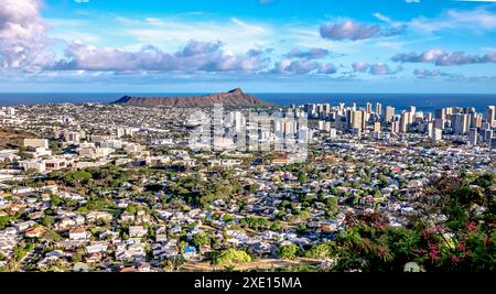 Scene intorno a Honolullu oahu hawaii Foto Stock