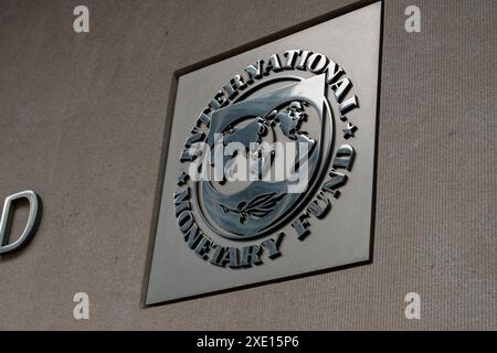 Uffici del Fondo monetario internazionale a Washington DC. Foto Stock