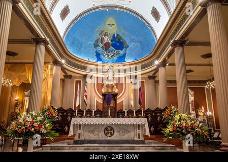 Celebrazione del giorno di San Giuseppe, santo patrono di San Jose nella Cattedrale metropolitana di San Jose, Costa Rica Foto Stock