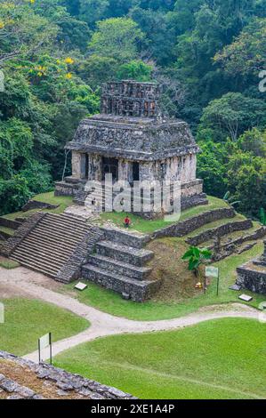 Rovine Maya a Palenque Foto Stock
