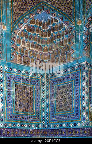 Complesso del Mausoleo di Shahi Zinda, Samarcanda, Uzbekistan Foto Stock