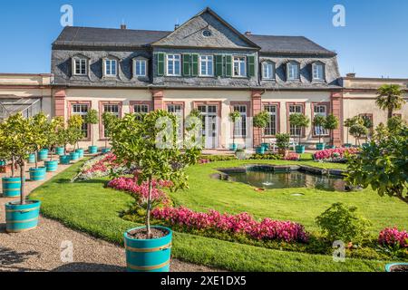 Geografia / viaggi, Germania, Assia, Orangerie nel giardino del palazzo di Bad Homburg vor der Hoehe, ULTERIORI DIRITTI-CLEARANCE-INFO-NOT-AVAILABLE Foto Stock