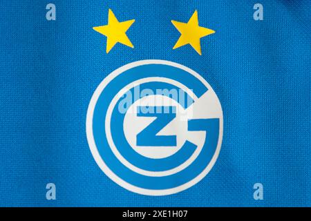 Grasshopper Club Zürich, comunemente chiamato semplicemente GC, GCZ o Grasshoppers Crest Foto Stock