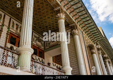 Una residenza storica a Shiraz, Iran. Foto Stock