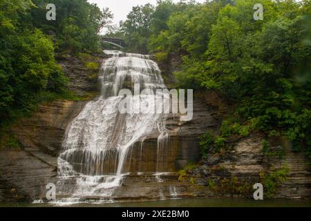 Shequaga Falls, Montour Falls, New York Foto Stock