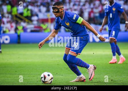 Dortmund, Germania. 25 giugno 2024. Kylian MBAPPE di Francia durante la partita di calcio UEFA Euro 2024, gruppo D tra Francia e Polonia il 25 giugno 2024 al Signal Iduna Park di Dortmund, Germania. Agenzia fotografica indipendente/Alamy Live News Foto Stock