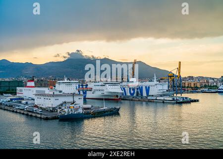 Porto di Palermo, Italia, Sicilia Foto Stock