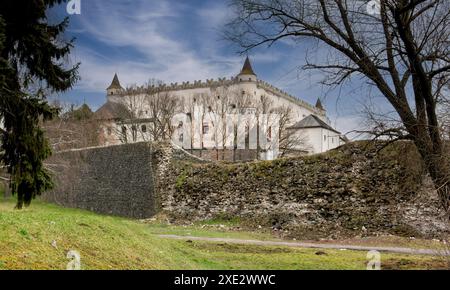 Castello di Zvolen. Un castello medievale situato su una collina vicino al centro di Zvolen. Slovacchia. Foto Stock