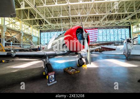 Museo commemorativo degli aerei delle hawaii di Oahu Foto Stock