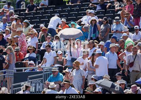 Bad Homburg, Assia, Germania. 25 giugno 2024. Impressioni durante l'APERTURA DI BAD HOMBURG presentate da SOLARWATTT- WTA500 - Womens Tennis (Credit Image: © Mathias Schulz/ZUMA Press Wire) SOLO PER USO EDITORIALE! Non per USO commerciale! Foto Stock