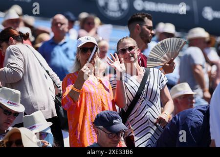 Bad Homburg, Assia, Germania. 25 giugno 2024. Impressioni durante l'APERTURA DI BAD HOMBURG presentate da SOLARWATTT- WTA500 - Womens Tennis (Credit Image: © Mathias Schulz/ZUMA Press Wire) SOLO PER USO EDITORIALE! Non per USO commerciale! Foto Stock