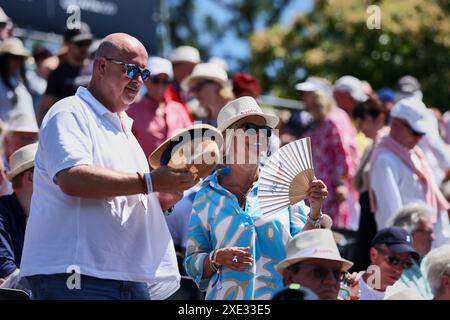 Bad Homburg, Assia, Germania. 25 giugno 2024. Impressioni durante l'APERTURA DI BAD HOMBURG presentate da SOLARWATTT- WTA500 - Womens Tennis (Credit Image: © Mathias Schulz/ZUMA Press Wire) SOLO PER USO EDITORIALE! Non per USO commerciale! Foto Stock