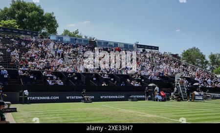Bad Homburg, Assia, Germania. 25 giugno 2024. Impressioni durante l'APERTURA DI BAD HOMBURG presentate da SOLARWATTT- WTA500 - Womens Tennis (Credit Image: © Mathias Schulz/ZUMA Press Wire) SOLO PER USO EDITORIALE! Non per USO commerciale! Foto Stock