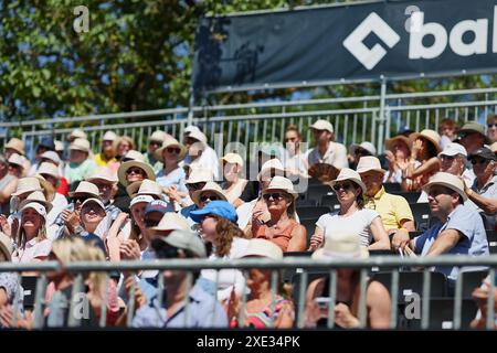 Bad Homburg, Assia, Germania. 25 giugno 2024. Impressioni durante l'APERTURA DI BAD HOMBURG presentate da SOLARWATTT- WTA500 - Womens Tennis (Credit Image: © Mathias Schulz/ZUMA Press Wire) SOLO PER USO EDITORIALE! Non per USO commerciale! Foto Stock