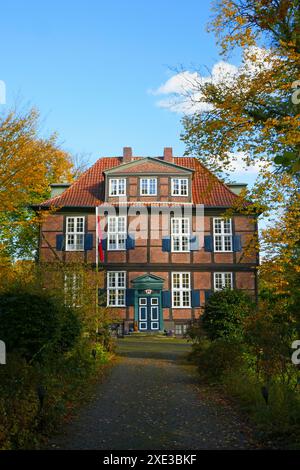 Wohldorf Mansion del 1714, Germania Foto Stock