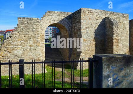 Anfiteatro militare Aquincum a Budapest Foto Stock