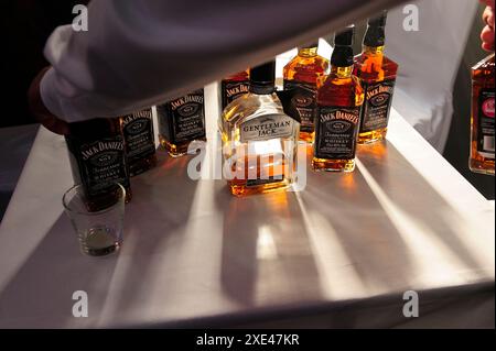 Tennessee whiskey, alcol, ubriachezza, percentuali, negativo, effetti collaterali, alcolismo, bere, droghe, gastronomia, Foto Stock