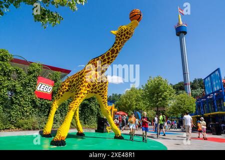 Parque de atracciones Legoland Foto Stock