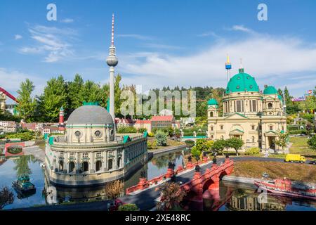 Parque de atracciones Legoland Foto Stock