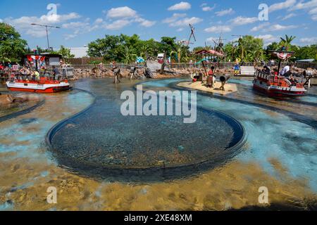 Parque de atracciones Legoland Foto Stock