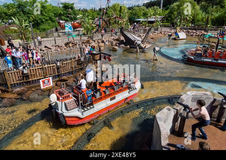 Parque de atracciones Legoland Foto Stock