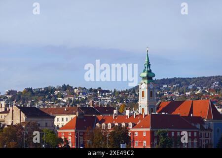 Chiesa del ferito Francesco a Budapest, Ungheria Foto Stock