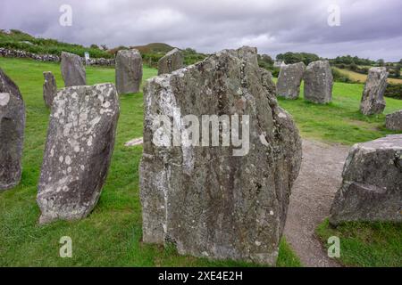 Circolo megalitico di Drombeg Foto Stock